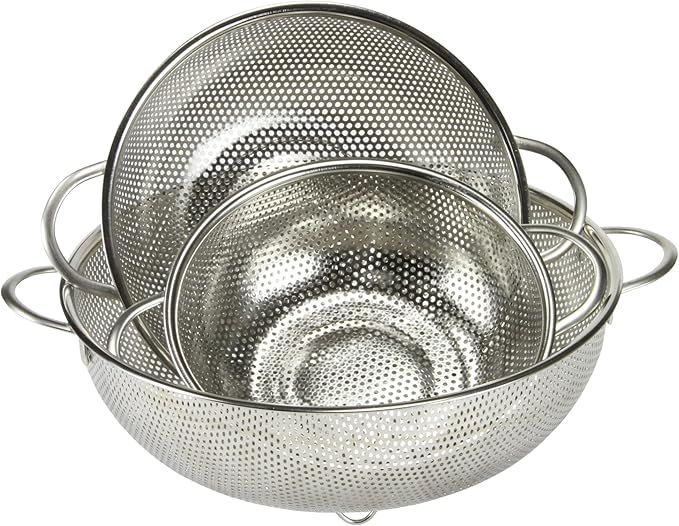 Chef Craft Select Microperforated Colander, 1.5 quart, Stainless Steel - Image 3