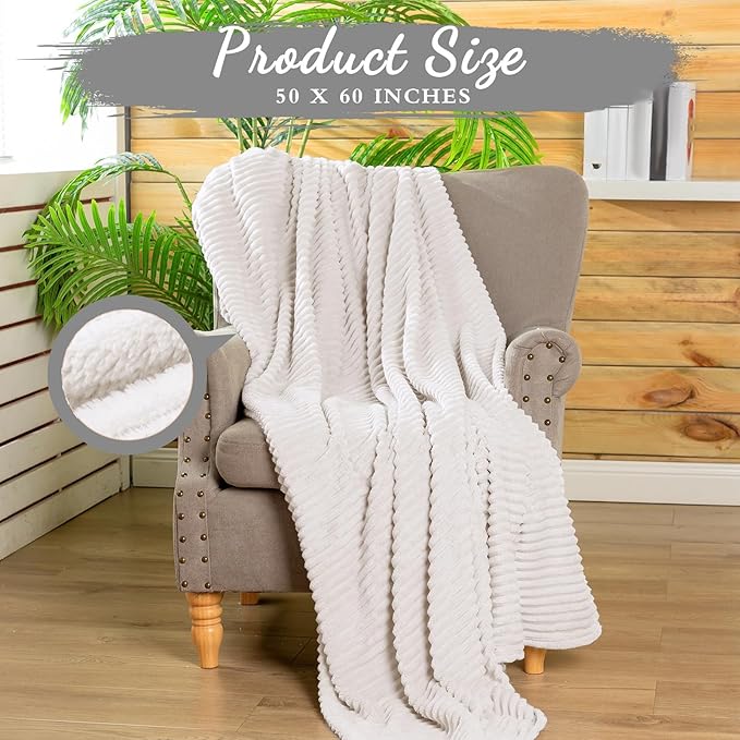 Buryeah 12 Pcs Flannel Throw Blanket Bulk 50 x 60 in Sleepover Blanket Outdoor - Image 2