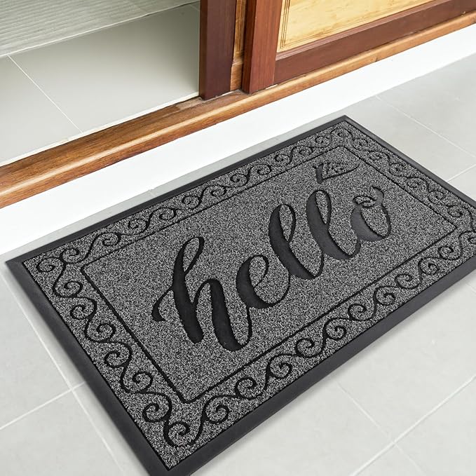 Yimobra Welcome Mats for Front Door 29.5x17, Heavy Duty Waterproof Outdoor Door - Image 7
