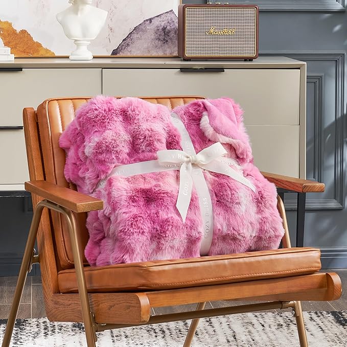 Cozy Bliss Faux Fur Throw Blanket - Image 3