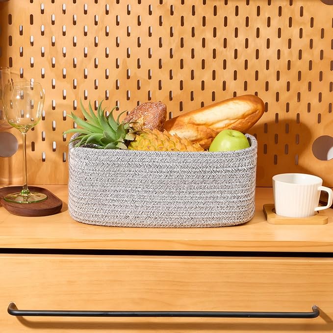 MiniArk Small Storage Baskets for Organizing | Closet Organizer Bins | Shelf - Image 5