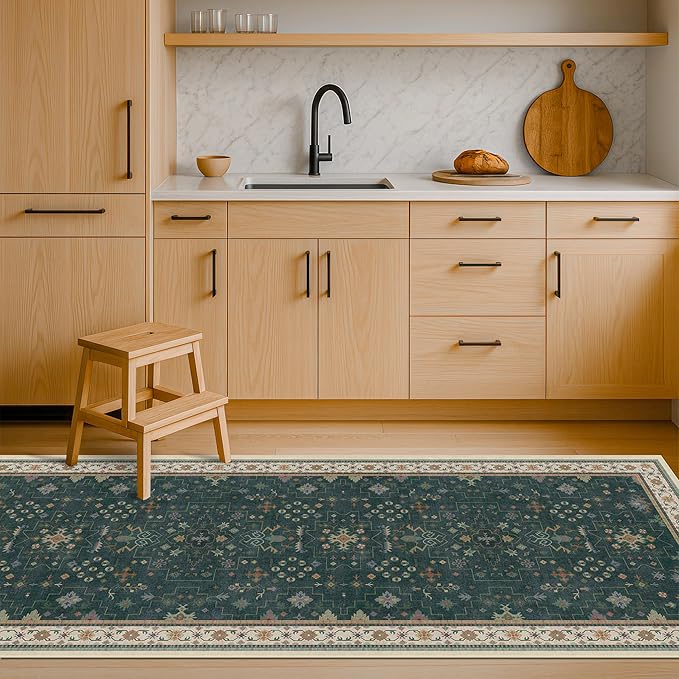 Hazo Haus Vintage 2x7 Washable Runner Rug Non Slip - Image 3