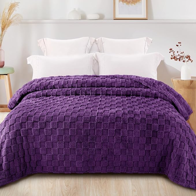 Exclusivo Mezcla King Size Flannel Fleece Blanket, Super Soft and Warm - Image 3