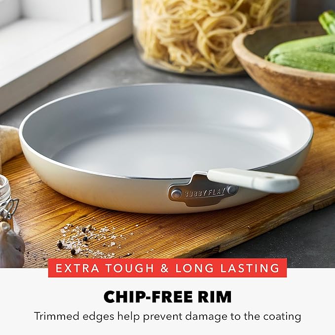 GreenPan x Bobby Flay 12" Nonstick Frying Pan Skillet, PFAS-Free Diamond Ceramic - Image 9