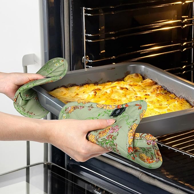 BONTHEE Pot Holders for Kitchen Heat Resistant Hot Pads for Countertops Oven - Image 4