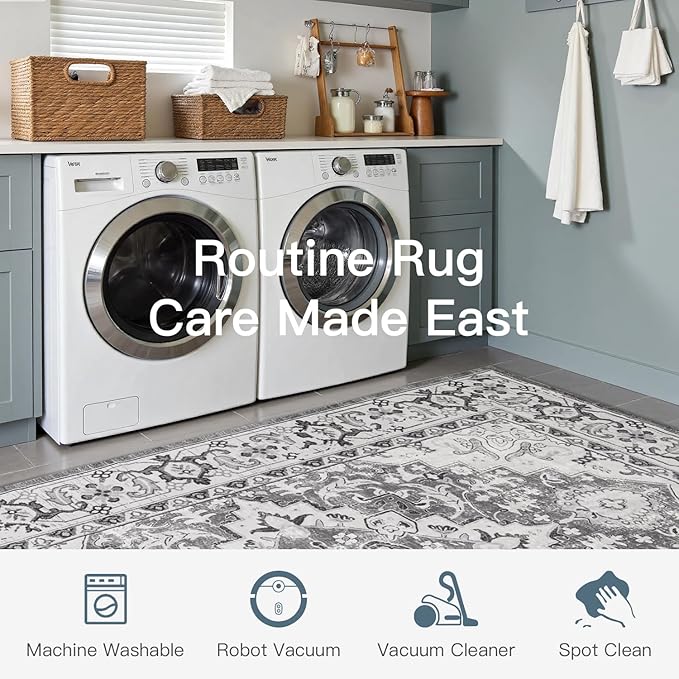 Lofus 8x10 Area Rugs for Living Room, Washable Area Rug, Rugs for Bedroom - Image 4