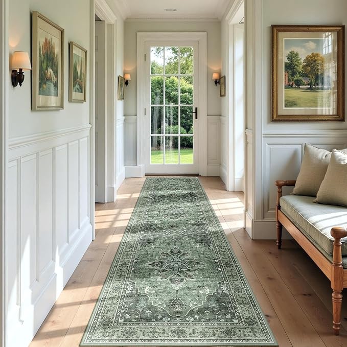 Area Rugs 2'x7' Runner Rug Non Slip Washable - Image 2