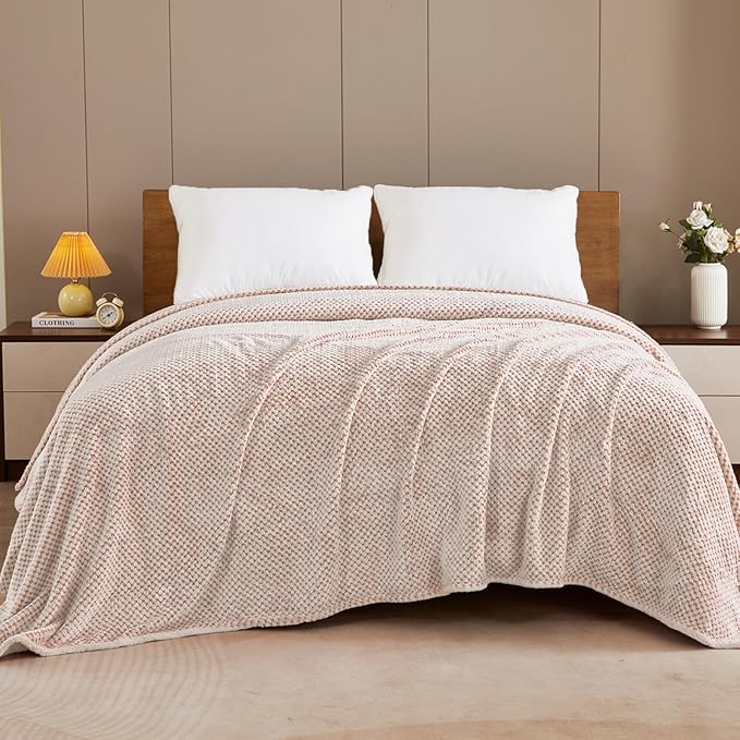 Exclusivo Mezcla Fleece Throw Blanket Extra Large, Super Soft and Warm Blankets - Image 6