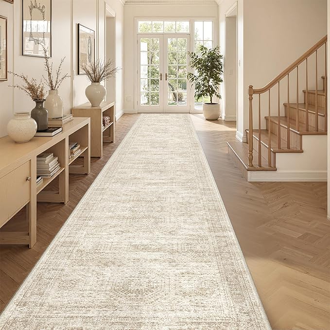 3x18 Washable Runner Rug for Hallway, Non-Slip Long Hallway Runner for Entryway - Image 4