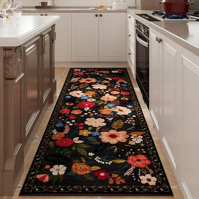Rugcomf Runner Rug for Hallways Kitchen Rug Non Slip 2'x 6' Washable Runner Rugs by Rugcomf