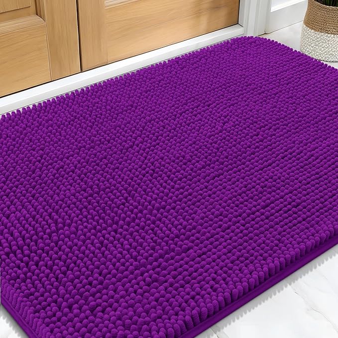 OLANLY Dog Door Mat for Muddy Paws 34x21, Absorbs Moisture and Dirt, Absorbent by OLANLY