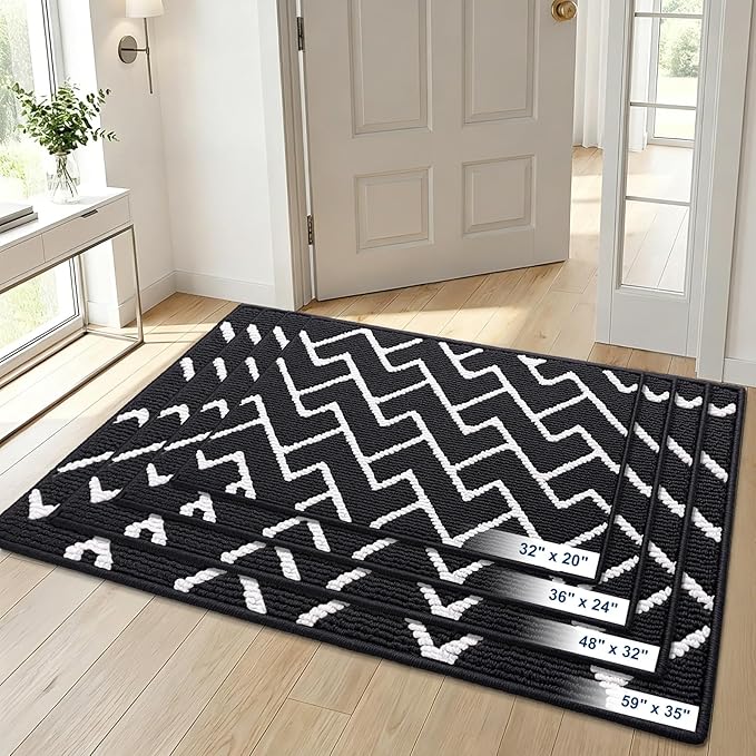 OLANLY Front Door Mat, Non-Slip Rubber Backing, Dirt Resistant and Absorbent - Image 9