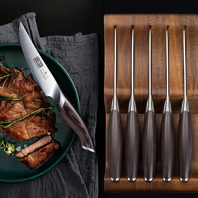 HOSHANHO Steak Knives Set of 6