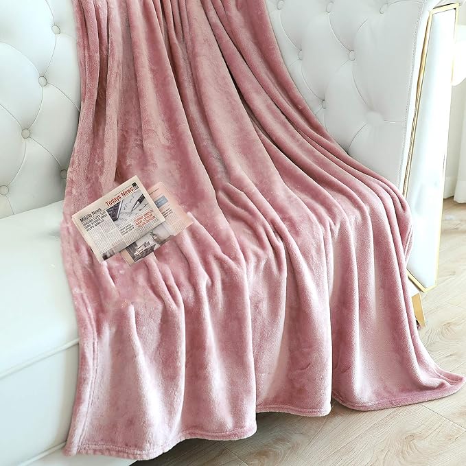 TASTHROW Large Flannel Fleece Throw Blanket, 50×70 Inch - Image 2