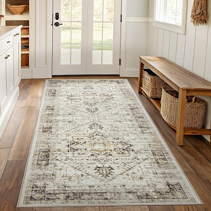 AMADA HOMEFURNISHING 2x6 Washable Runner Rug, Non-Slip Backing & Durable Edge - Image 8