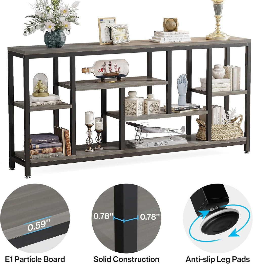 Tribesigns Console Sofa Table, 70.9 inch Extra Long Console Table Behind Couc...