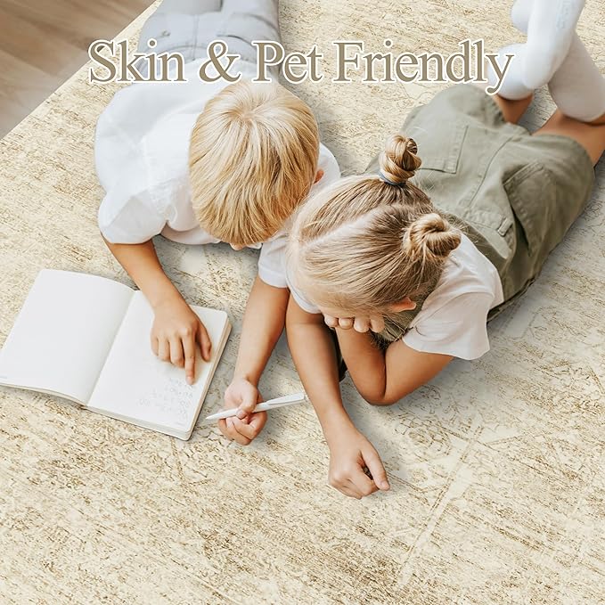 Soalmost Washable Area Rug 8x10, Large Soft Rugs - Image 3