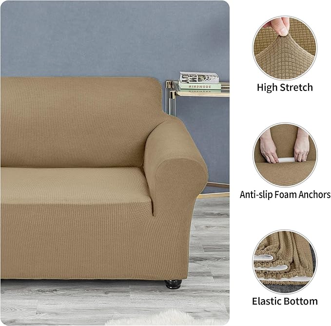 Joccun Stretch Couch Cover Slipcovers, 1-Piece Sofa Covers - Image 5