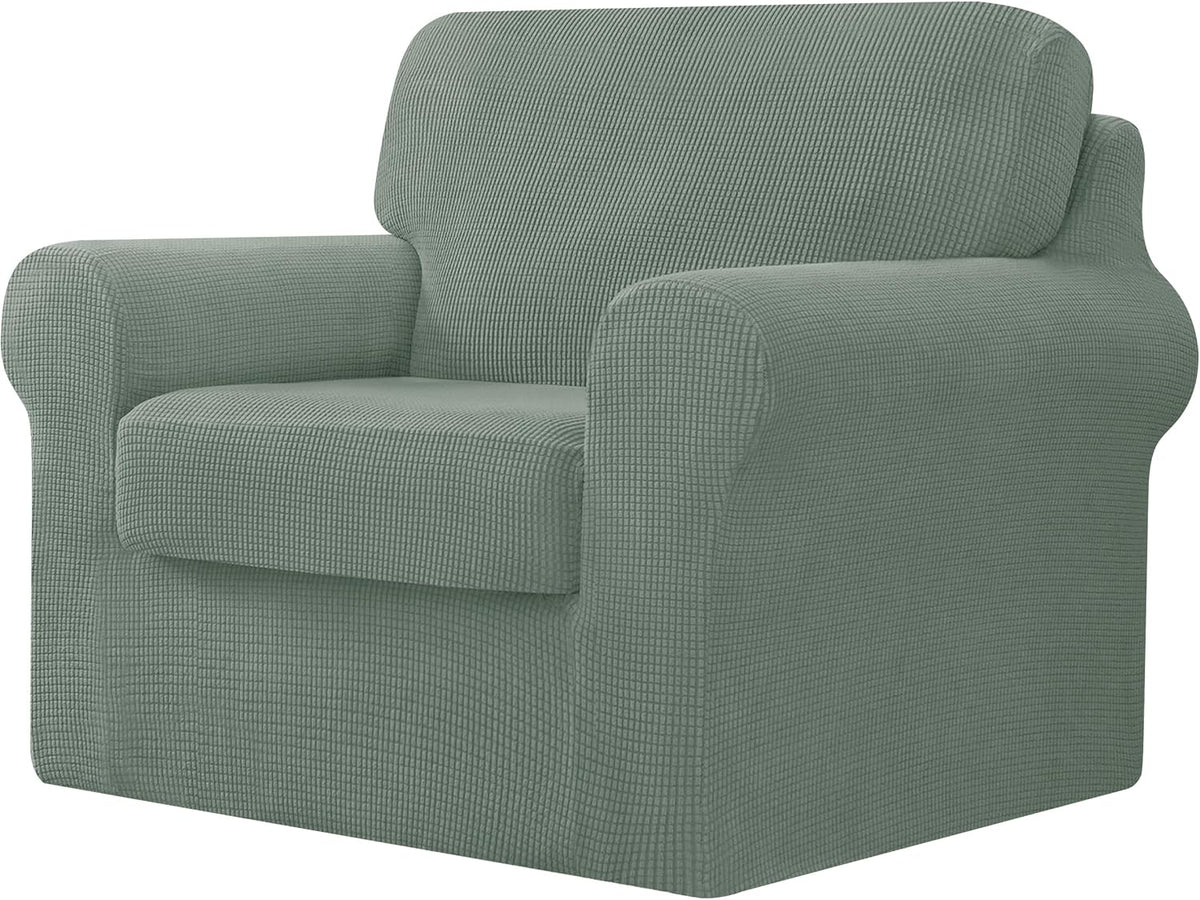 chun yi 3 piece stretch armchair sofa cover, main product view