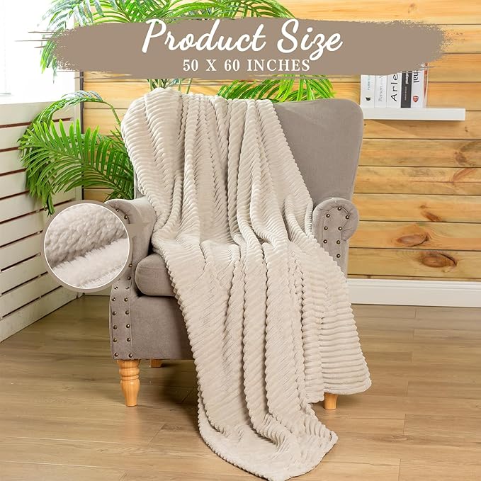 Buryeah 24 Pcs Flannel Throw Blanket Bulk 50 x 60 in Sleepover Blanket Outdoor - Image 3