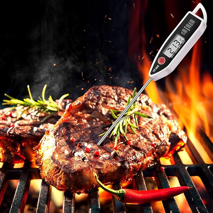 Digital Thermometer Food Meat Candy Water Immediate Read Thermometer - Image 2