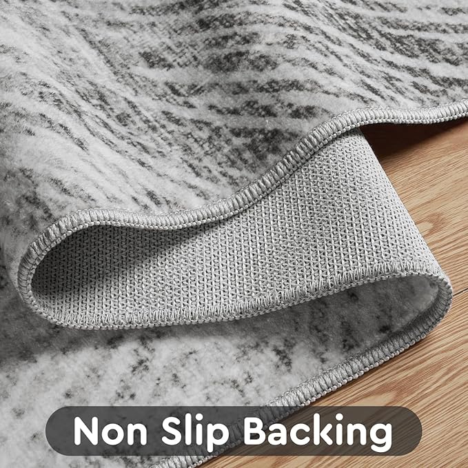 3 x 5 Rug Small Non Slip Area Rug Ultra Soft Machine Washable Low Pile Modern - Image 3