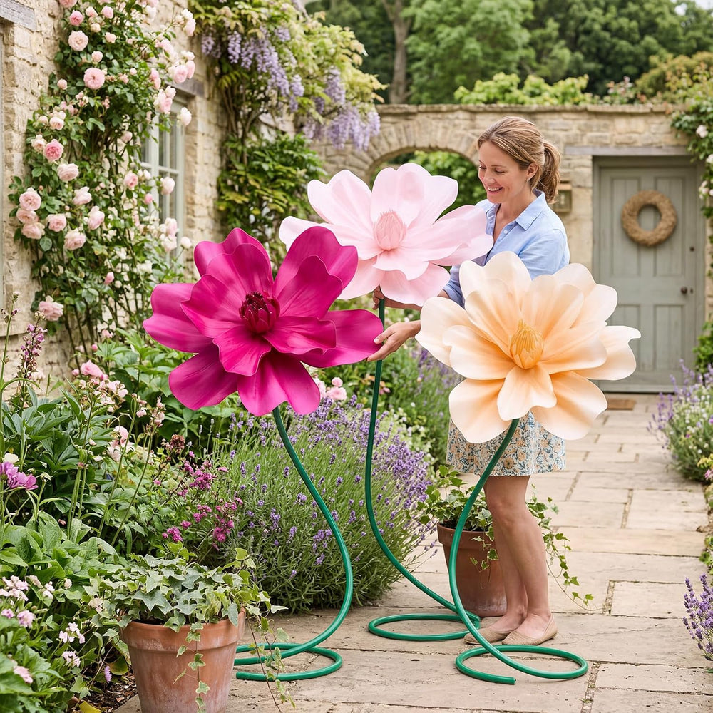 3 PCS 5ft Giant Artificial Flower for Wedding & Birthday Party