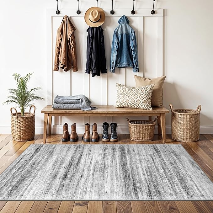 3x5 Area Rug Non-Slip: Washable Rugs by WIEVEDENS