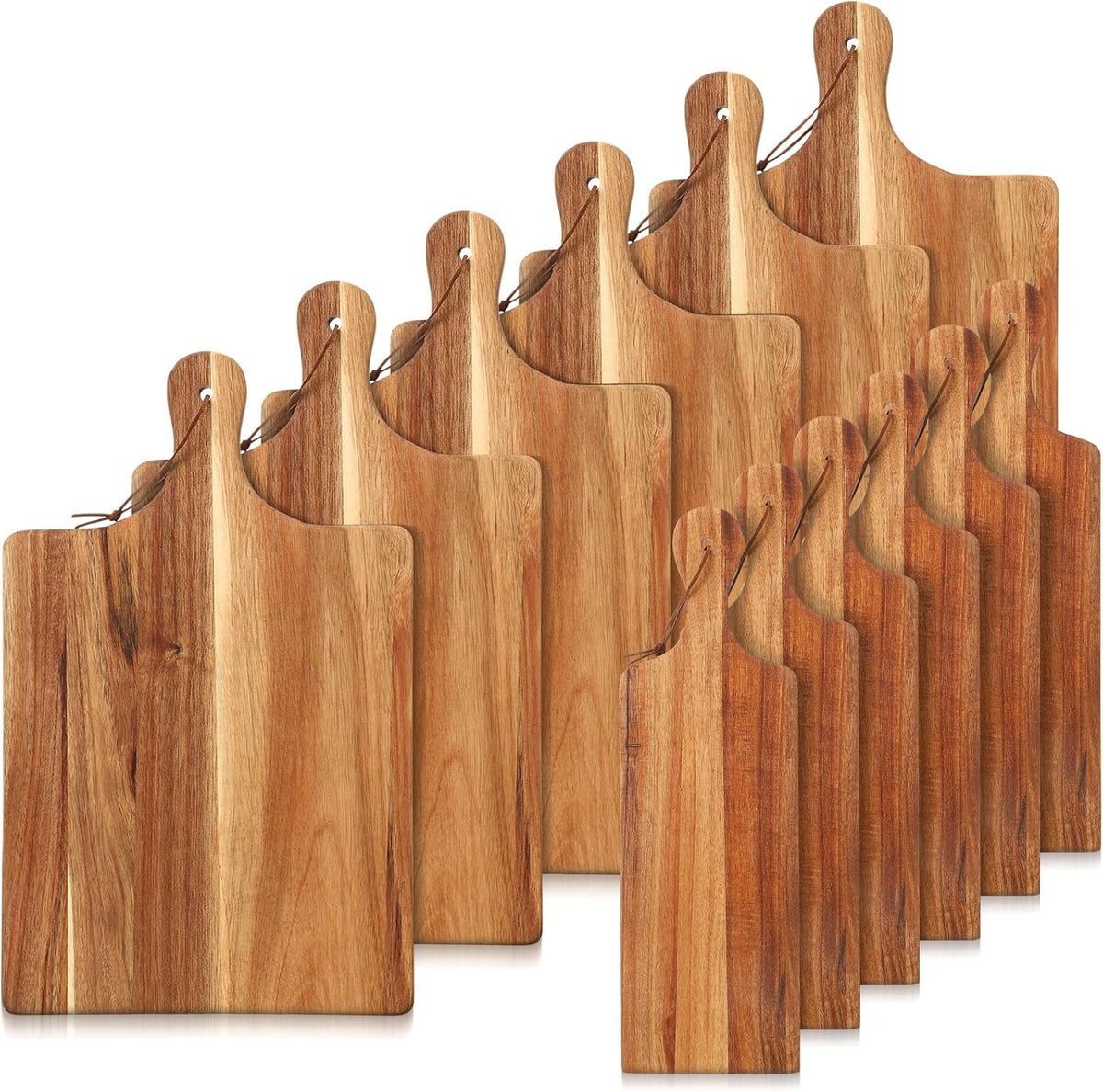 Tanlade 12 Pcs Wood Cutting Board Set Cutting Board