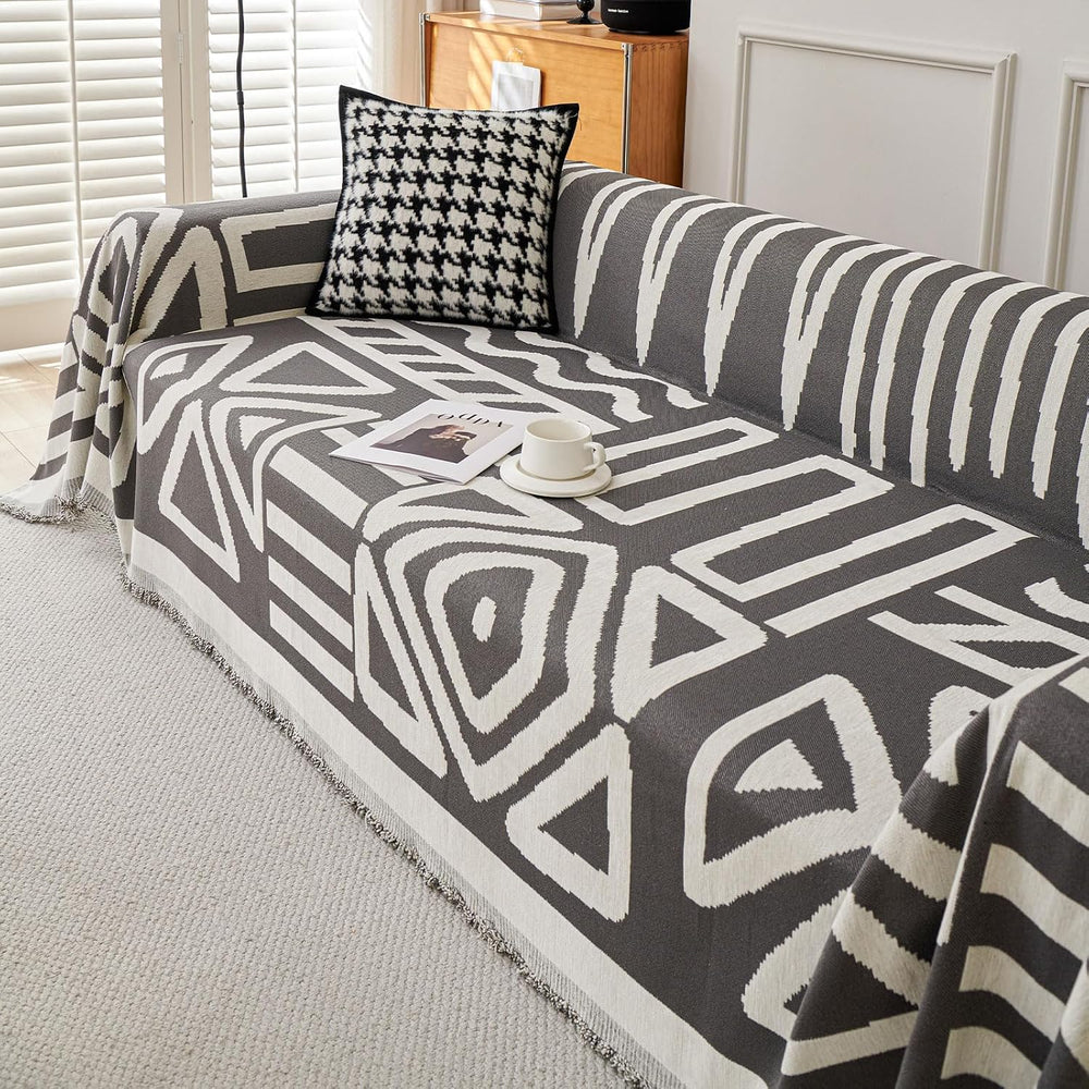 VClife Oversize Couch Cover for Sectional Sofa, Bohemian Sofa Cover for Dog