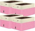 BALEINE 4 Pack Fabric Closet Storage Bins by BALEINE