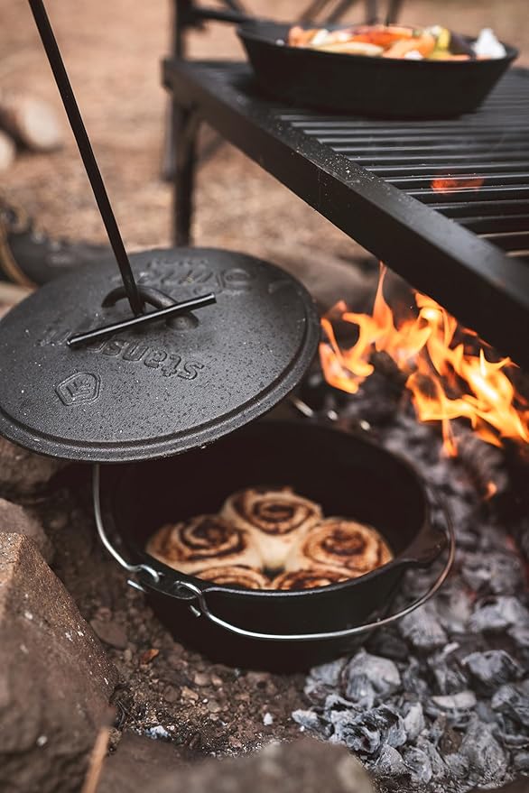 Stansport Pre-Seasoned Cast Iron Dutch Oven - Image 6