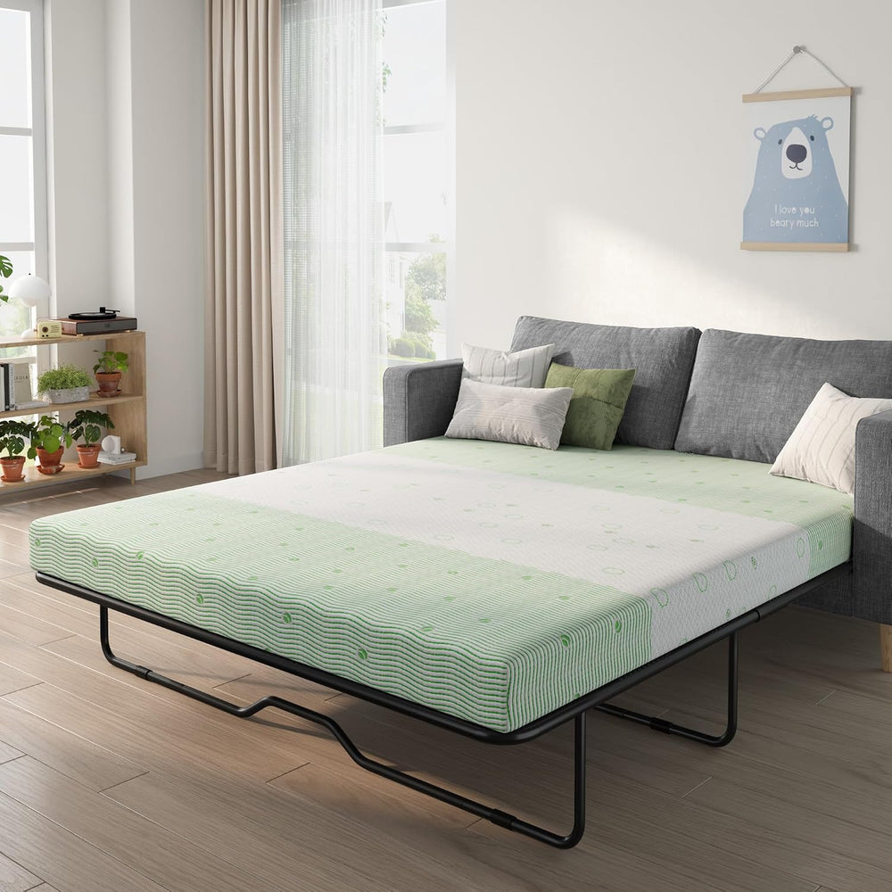 72×58” Queen Size Sofa Mattress Replacement, 4 Inch Sleeper Couch Mattress