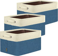 BALEINE 3 Pack Fabric Closet Storage Bins by BALEINE