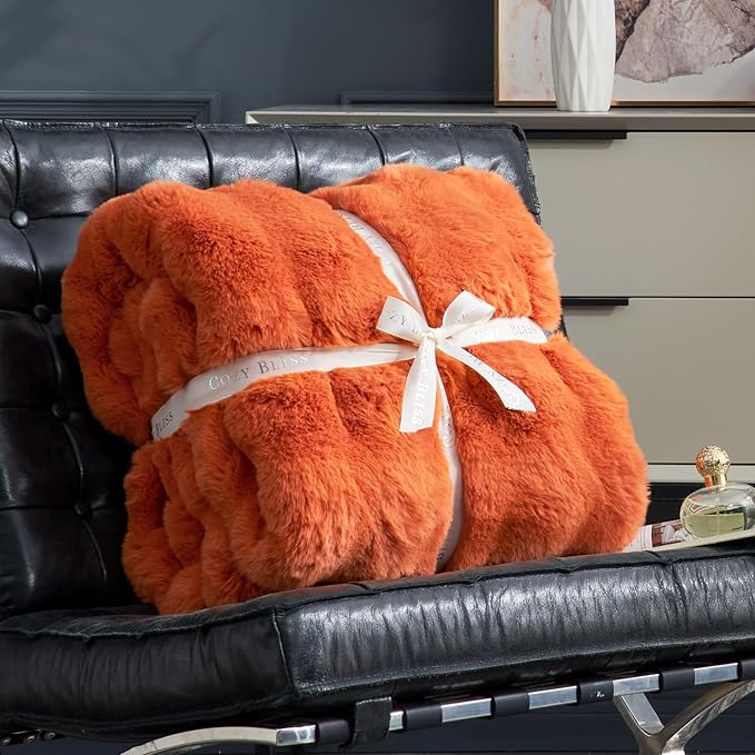 Cozy Bliss Faux Fur Throw Blanket - Image 4