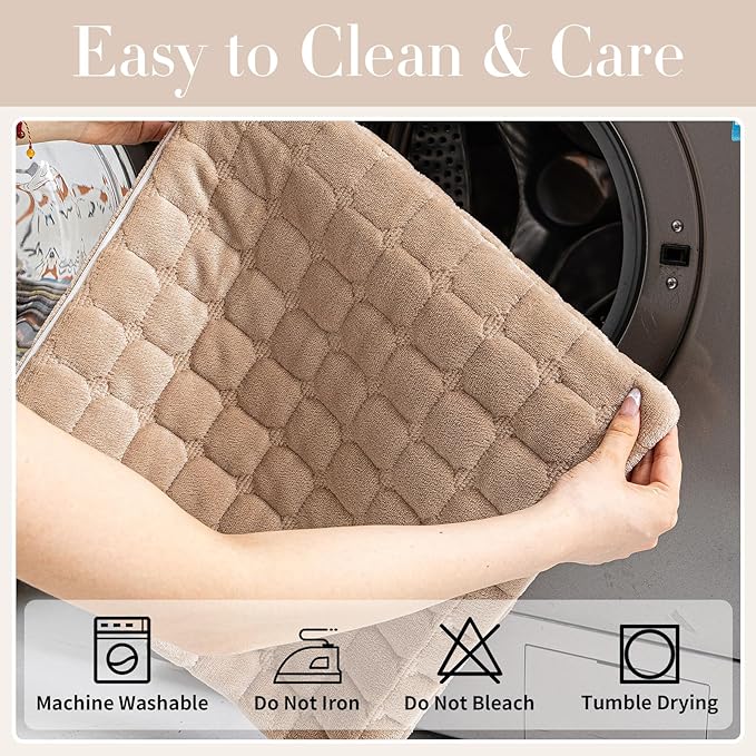 Velvet Couch Cover, Washable Sectional Sofa Cover, Anti Slip Sofa Slipcover - Image 7