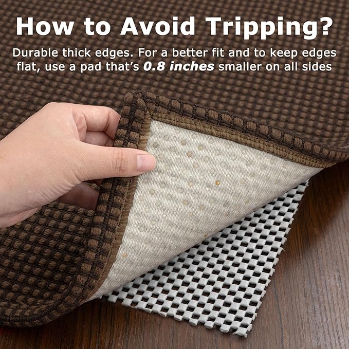 KOZYFLY Runners for Hallways 2x5 ft Washable Kitchen Runner Non Slip Rubber - Image 5