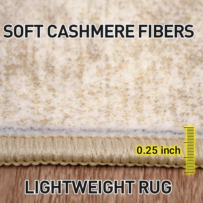 8x10 Area Rugs Washable Rug: Modern Abstract Living Room Rug Soft Anti-Skid - Image 6