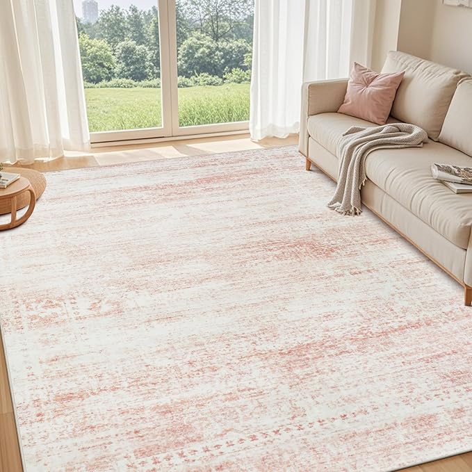 Washable Rugs 5x7 Area Rugs for Living Room, Dining Room- Ultra Soft Faux Wool - Image 7
