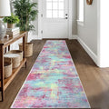 IOHOUZE Abstract Runner Rug 2x10 Ft Washable Runners by iOhouze