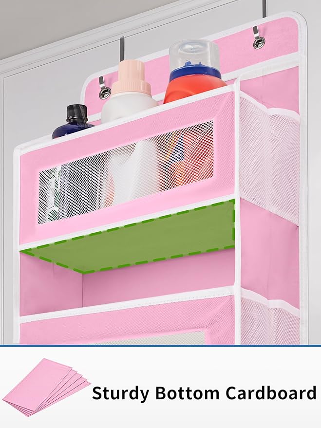 JARLINK 2 Pack Over The Door Organizer Storage, 5 Shelf Hanging Door Organizer - Image 8