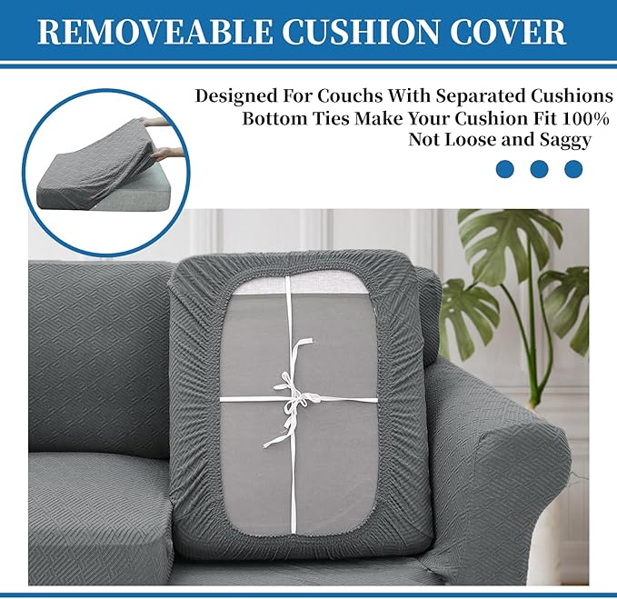 XINEAGE 2026 New 3 Pieces Couch Covers - Image 4