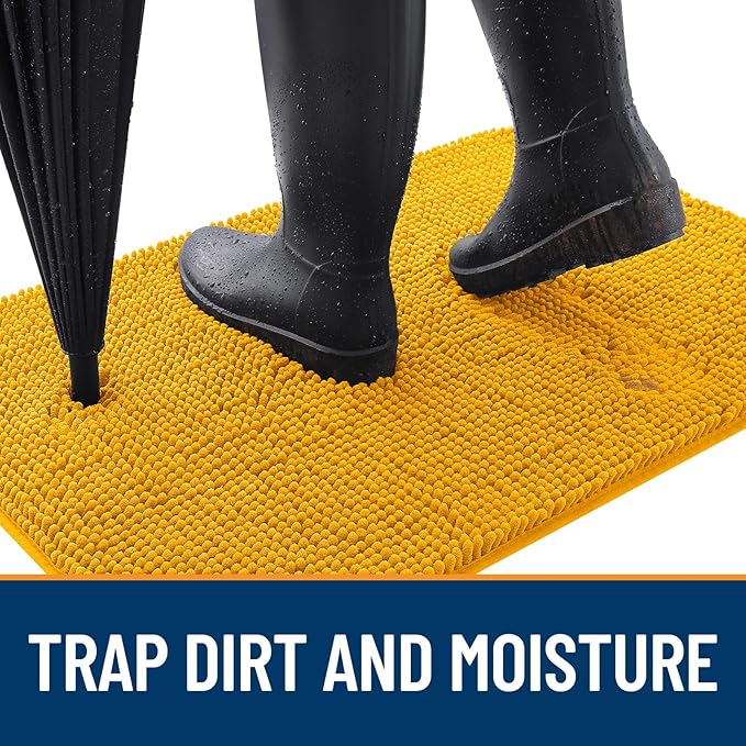 OLANLY Dog Door Mat for Muddy Paws 24x16, Absorbs Moisture and Dirt, Absorbent - Image 2