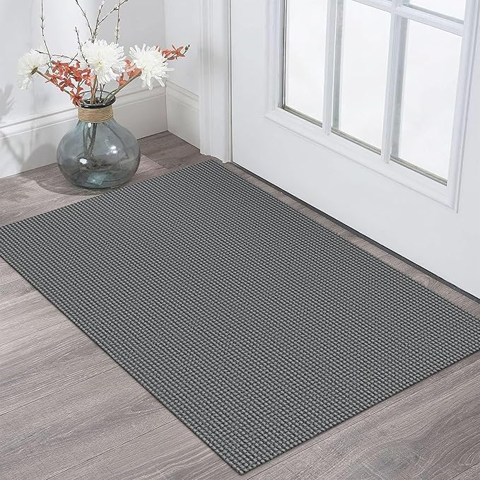 KOZYFLY Indoor Door Mat 2x3 ft Small Area Rugs Washable Front Door Mat Non Slip by KOZYFLY