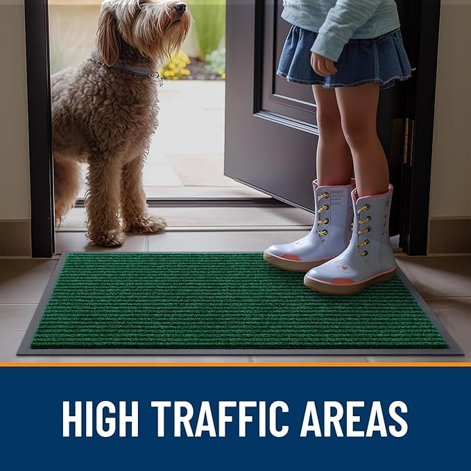 OLANLY Front Door Mat Indoor Outdoor Entrance, Waterproof Heavy Duty Doormat - Image 7