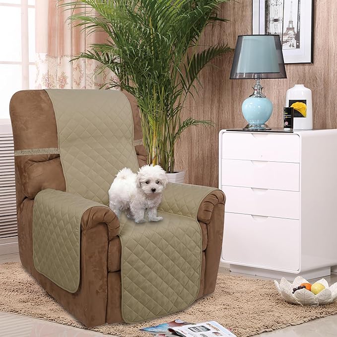 U-NICE HOME Recliner Chair Covers Reversible Chair Cover Pet Covers - Image 2