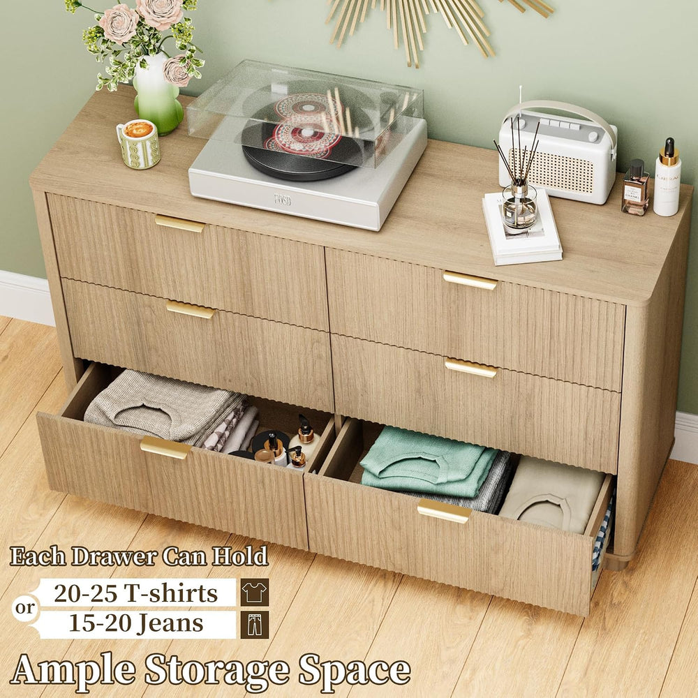 Dresser and Nightstand Sets 3 Piece, Bedroom Set with Charging Station, Large...