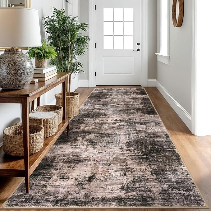 IOHOUZE Abstract Runner Rug 3x10 Ft Washable Runners by iOhouze