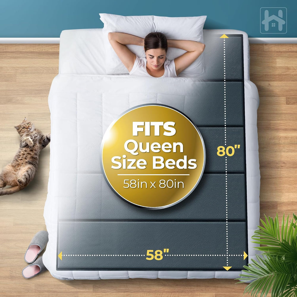 Heavy Duty Bunkie Board Queen Size 58x80, Low Profile Anti-Sag Bed Support
