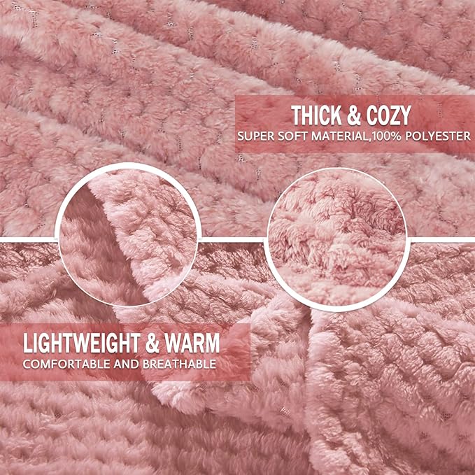 Exclusivo Mezcla Fleece Bed Blanket King Size, Super Soft and Warm Blankets - Image 7